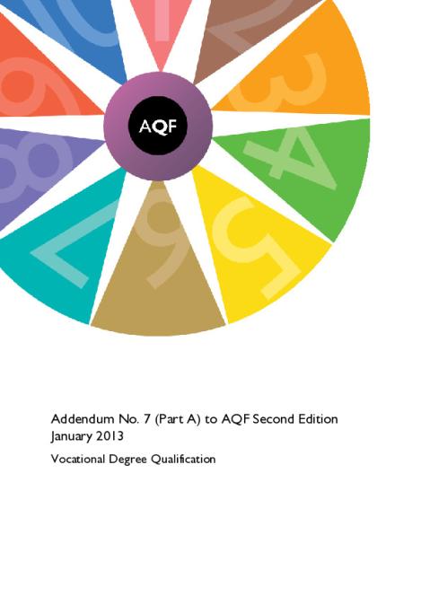 AQF Addendum 7 (Part A) - Vocational Degree.pdf